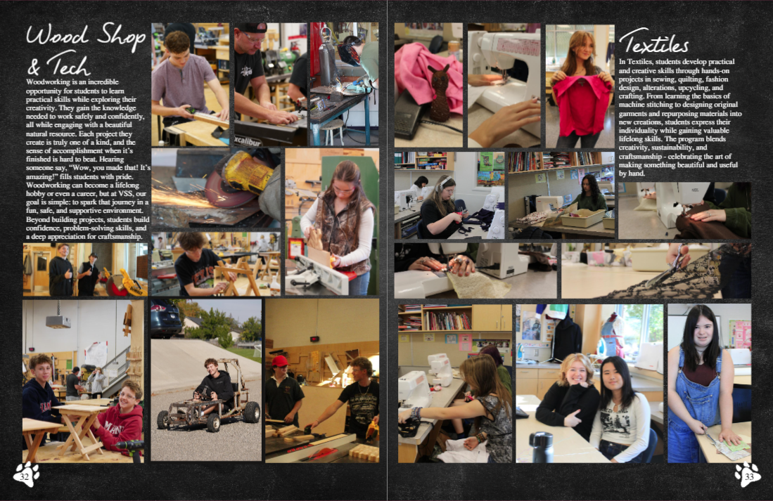 Shops 2026 yearbook page